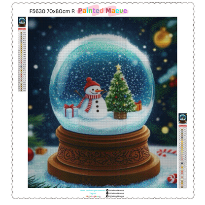 Frosty’s Globe: Diamond Painting Christmas Collection