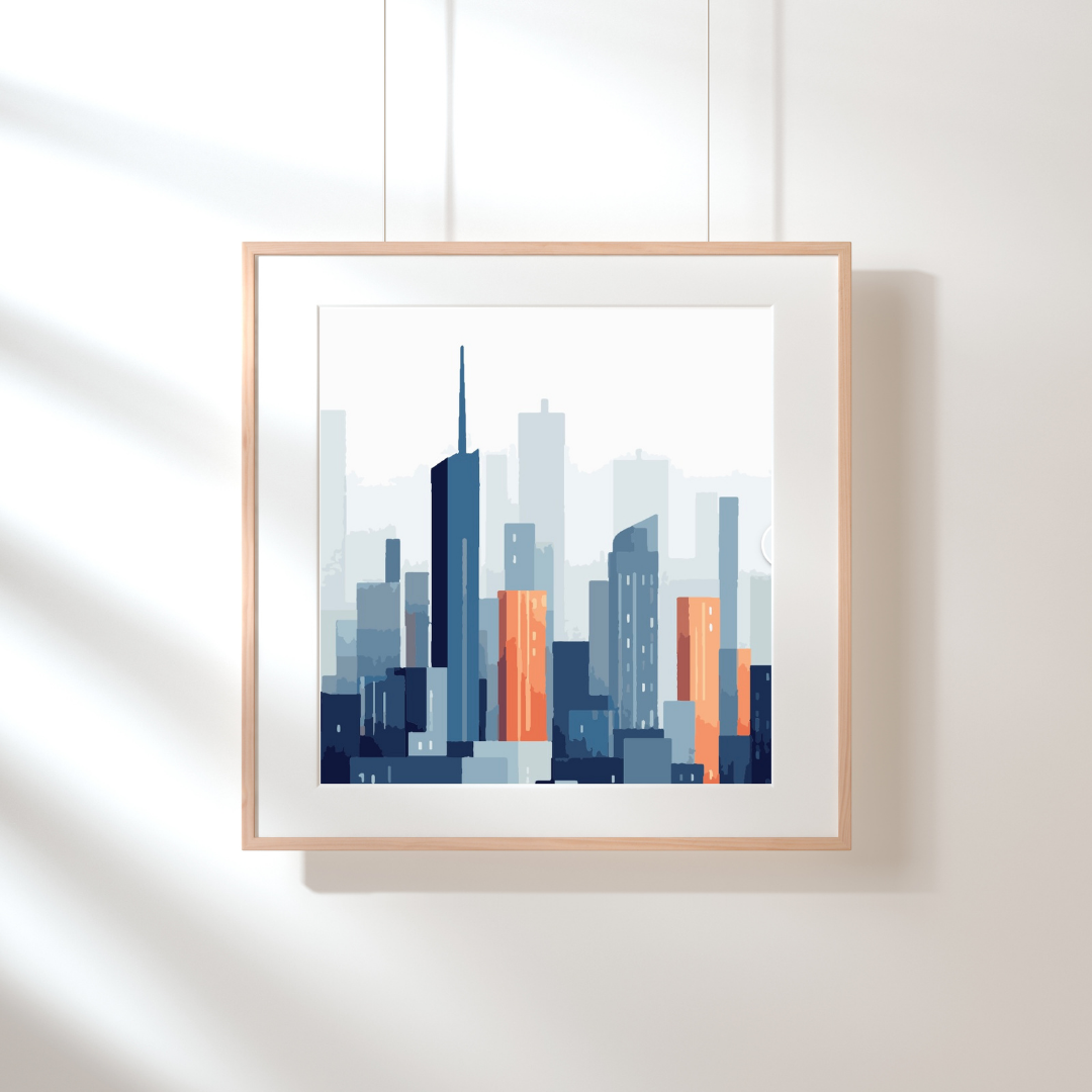 Towering City: Paint-by-Number Mini Collection