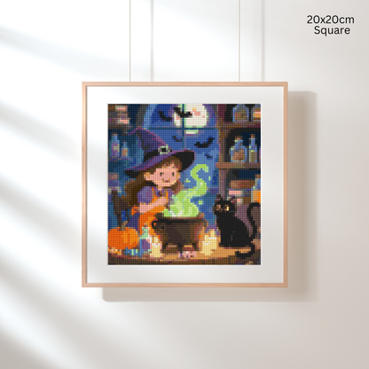 Potion & Purrs: Diamond Painting Halloween Collection