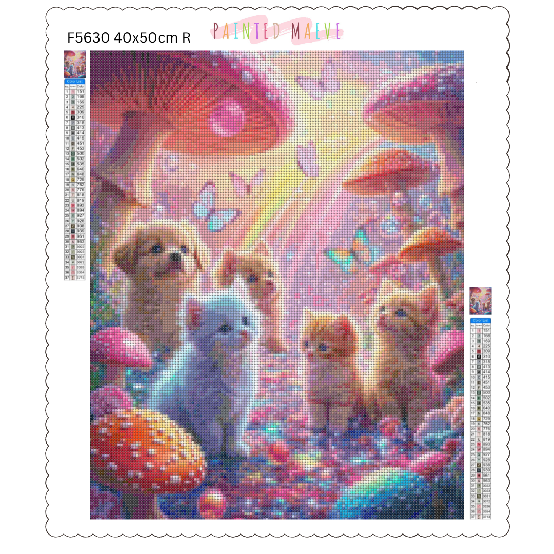 Whimsical Whisker Wonder: Diamond Painting Collection