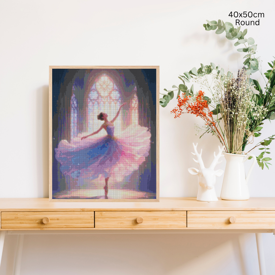 Stained Glass Relevé: Diamond Painting Collection