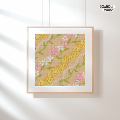 Pikake, Puakenikeni & Plumeria: Diamond Painting Collection