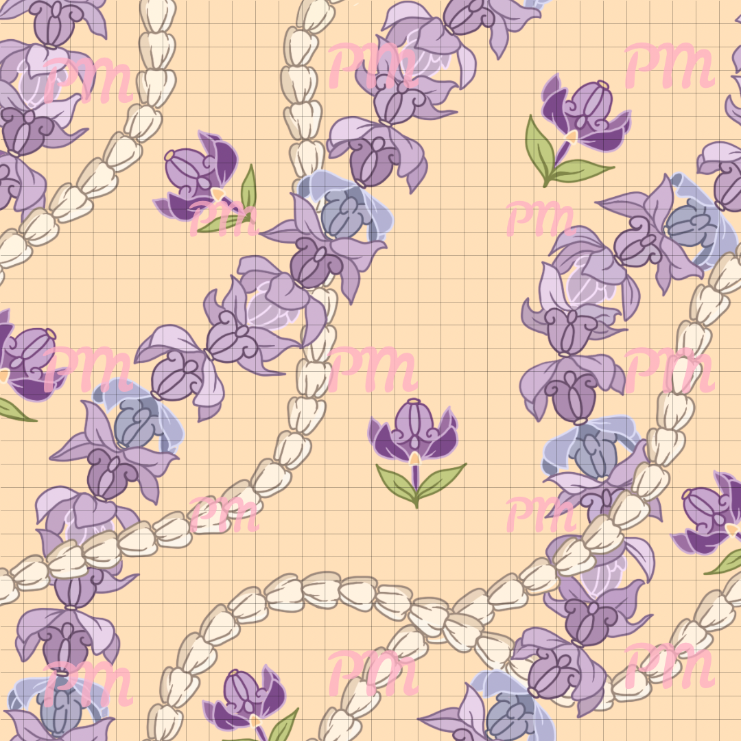 Crown Flower & Pikake: Paint-by-Number Collection (24/36/48 colors | No Frame)