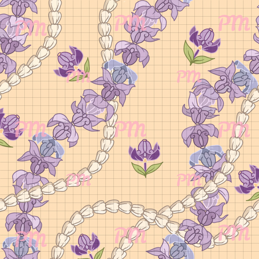 Crown Flower & Pikake: Diamond Painting Collection