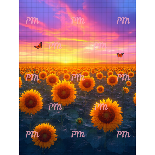 Sunrise Sunflower Meadow: Diamond Painting Collection