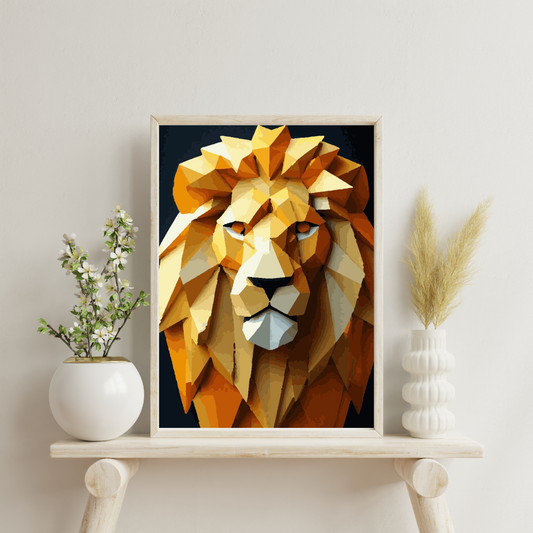 Lion’s Mane: Paint-by-Number Collection (24/36/48 colors | No Frame)