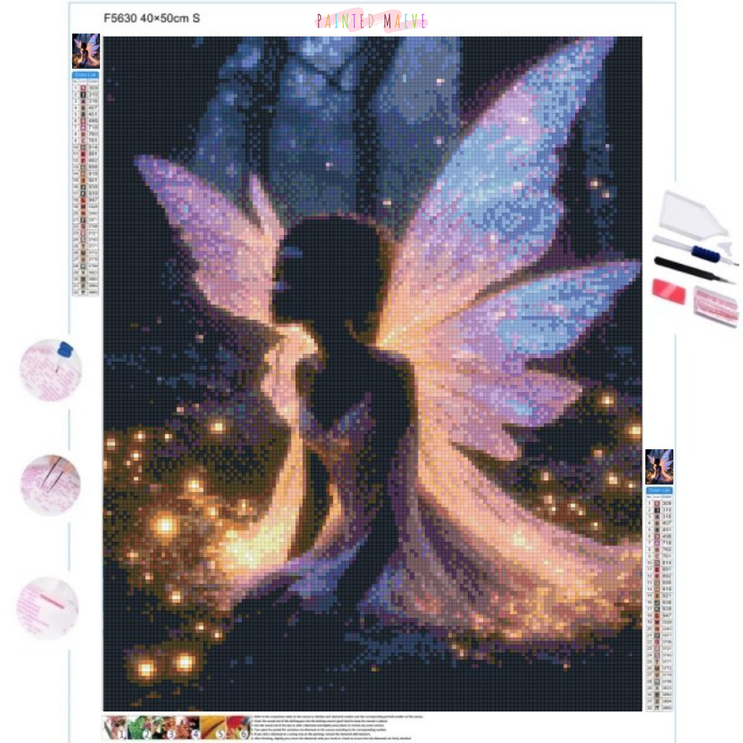 Glimmering Fairy Soul: Diamond Painting Collection