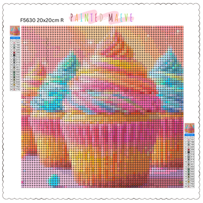 Frosted Cupcakes: Diamond Painting Collection
