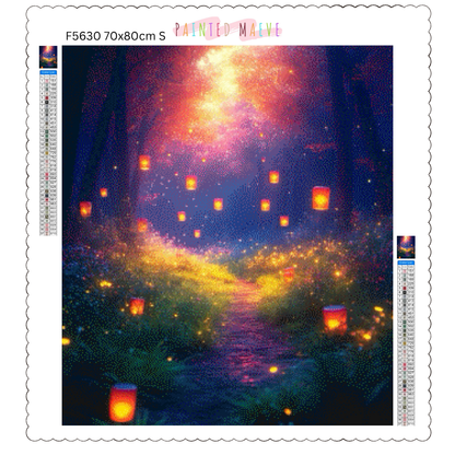 Mystic Lantern Isle: Diamond Painting Collection