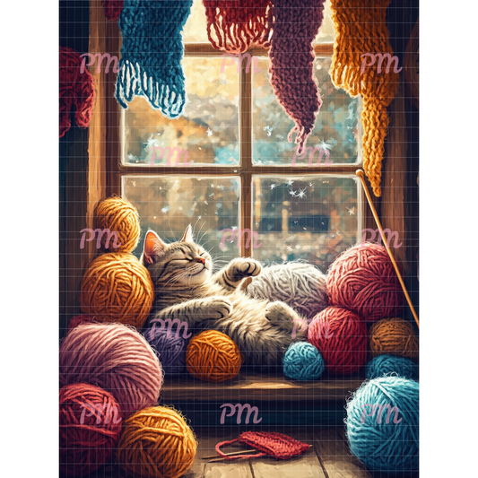 Cozy Whiskers & Warm Yarn: Diamond Painting Collection