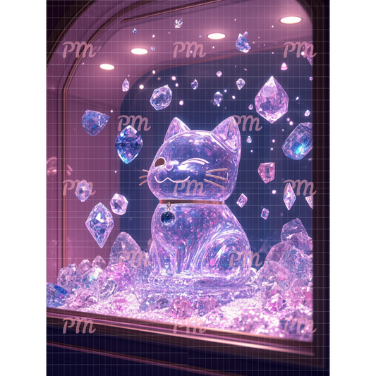 Crystal Fortune Kitty: Diamond Painting Collection