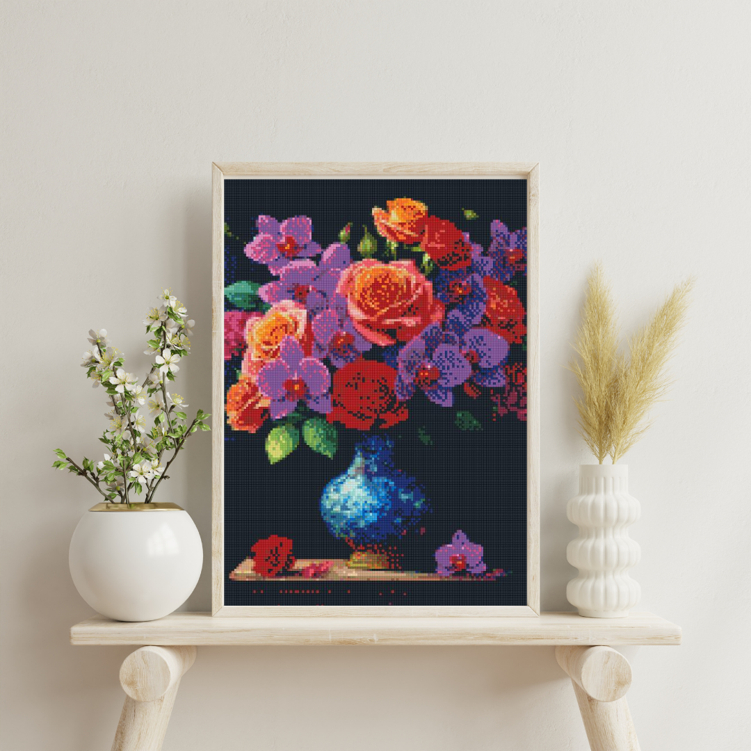 Timeless Bouquet: Diamond Painting Collection