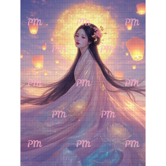 Lotus Princess: Diamond Painting Collection