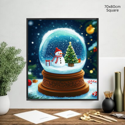 Frosty’s Globe: Diamond Painting Christmas Collection