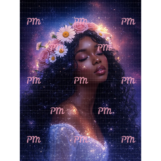 Floral Crown Goddess: Diamond Painting Collection