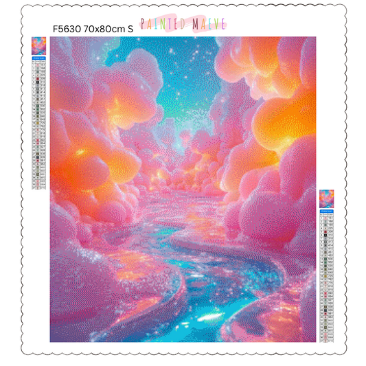 Candy Land River: Diamond Painting Collection