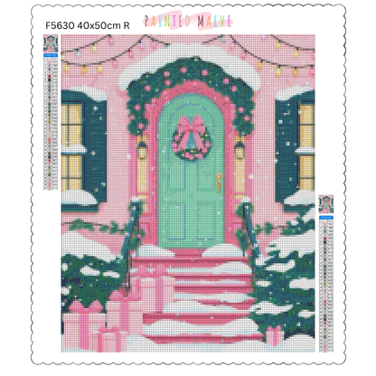 Pinky Present Porch: Diamond Painting Christmas Collection