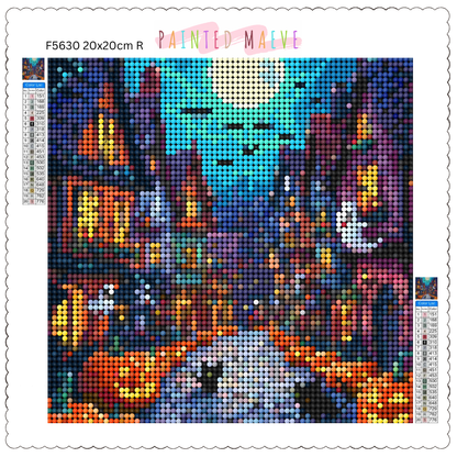 Town of Halloween: Diamond Painting Halloween Collection