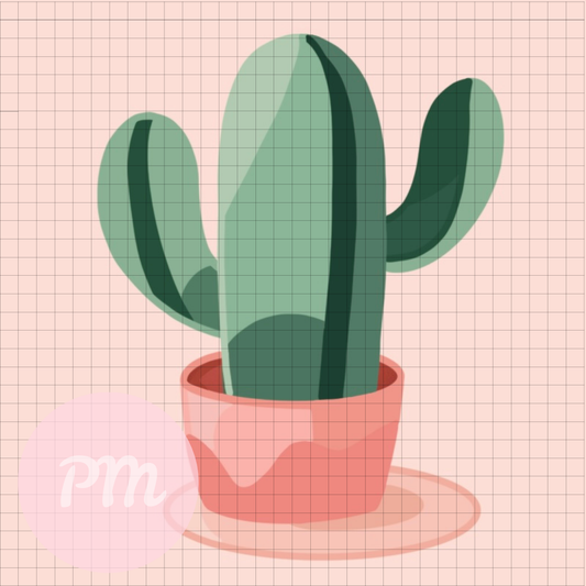Cactus Makes Perfect: MINI Paint-by-Number Collection (24/36/48 colors | No Frame)