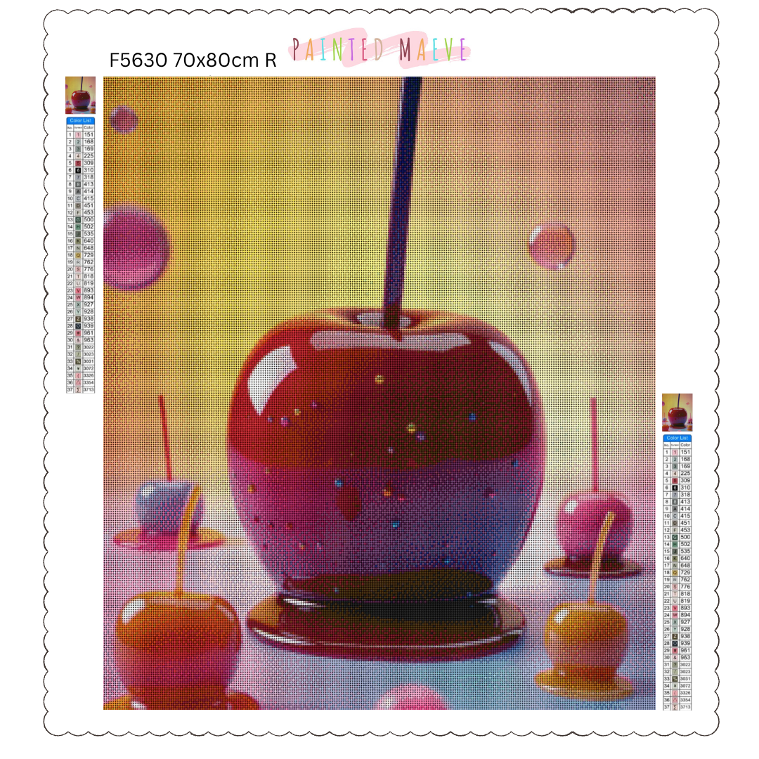 Candied Apples: Diamond Painting Collection