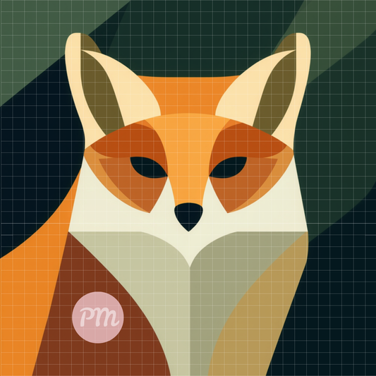 Colors of a Fox: Paint-by-Number Mini Collection