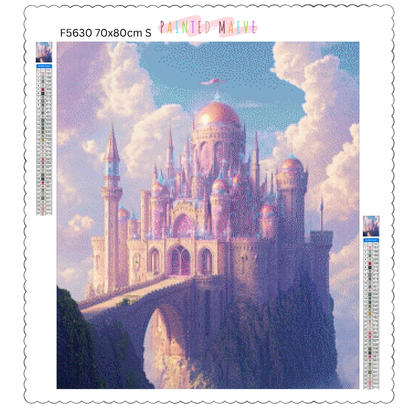 Celestial Fortress: Diamond Painting Collection