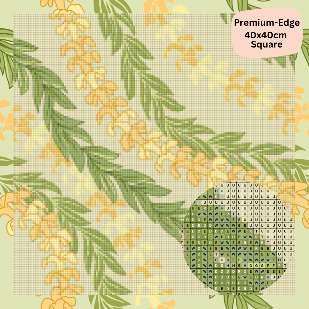 Puakenikeni Lei: Diamond Painting Collection