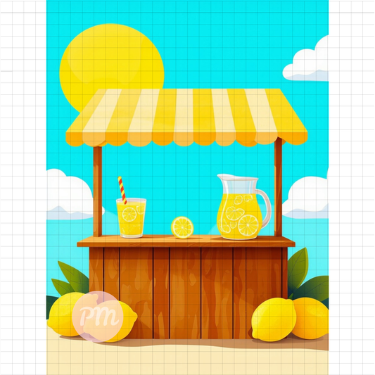 Lemonade Stand: Paint-by-Number Collection (24/36/48 colors | No Frame)