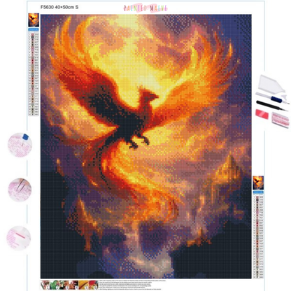 Phoenix Ascent: Diamond Painting Collection