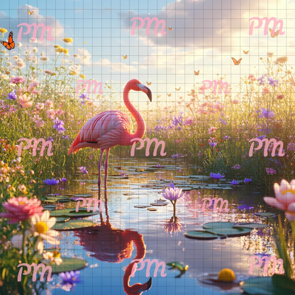 Flamingo Dance: Diamond Painting Collection