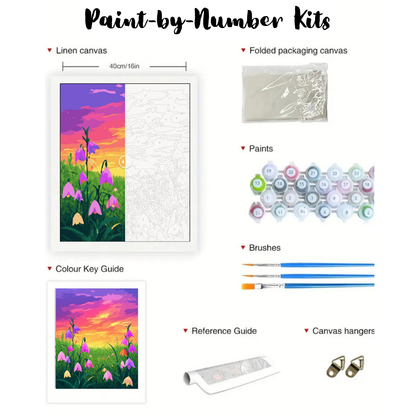 Lily of the Valley: Paint-by-Number Collection (24/36/48 colors | No Frame)