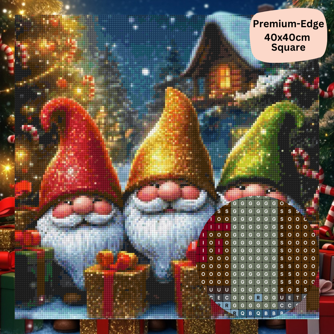 Gnome for the Holidays: Diamond Painting Christmas Collection