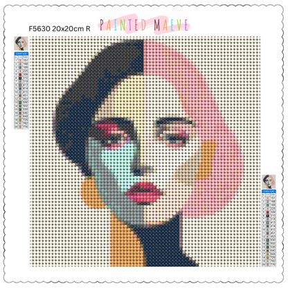 Abstract Muse: MINI Diamond Painting Collection
