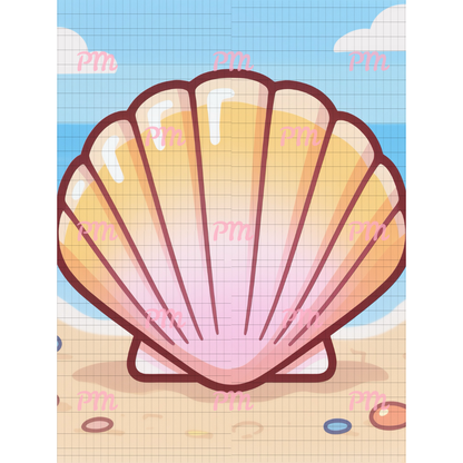 Shell by the Sea: Paint-by-Number Collection (24/36/48 colors | No Frame)