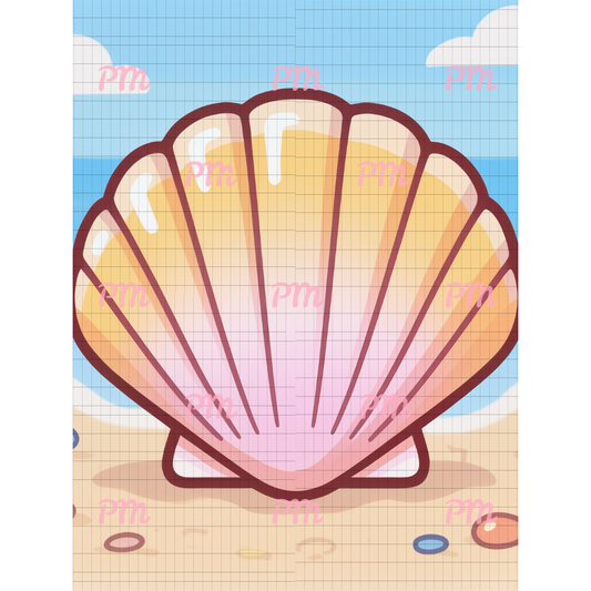 Shell by the Sea: Paint-by-Number Collection (24/36/48 colors | No Frame)