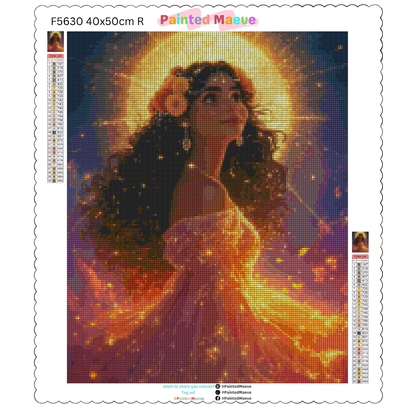 Ethereal Latina: Diamond Painting Collection