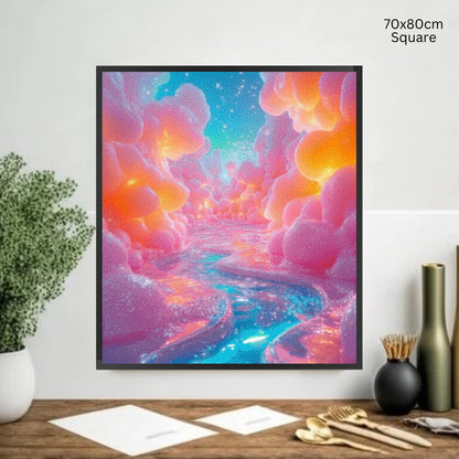 Candy Land River: Diamond Painting Collection