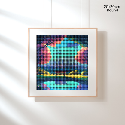 Evening in the Park: Diamond Painting Collection