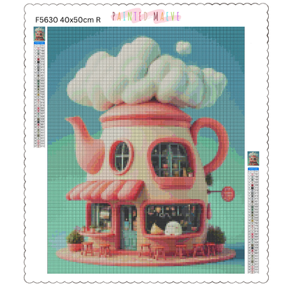 Tea Time Cafe: Diamond Painting Collection