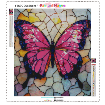 Butterfly Mosaic: Diamond Painting Collection