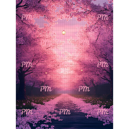 Cherry Blossom Stroll: Diamond Painting Collection