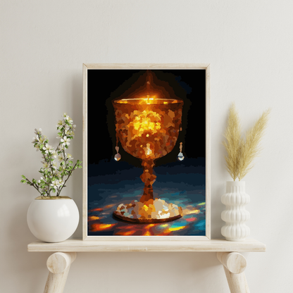 Golden Goblet: Paint-by-Number Collection (24/36/48 colors | No Frame)