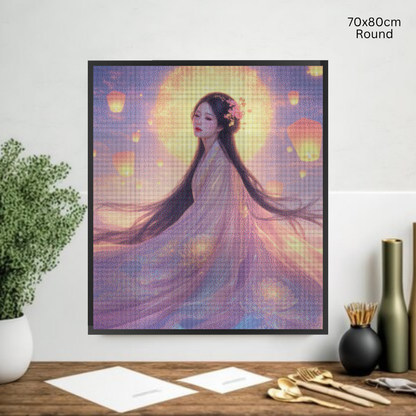Lotus Princess: Diamond Painting Collection
