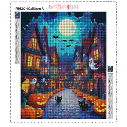 Town of Halloween: Diamond Painting Halloween Collection