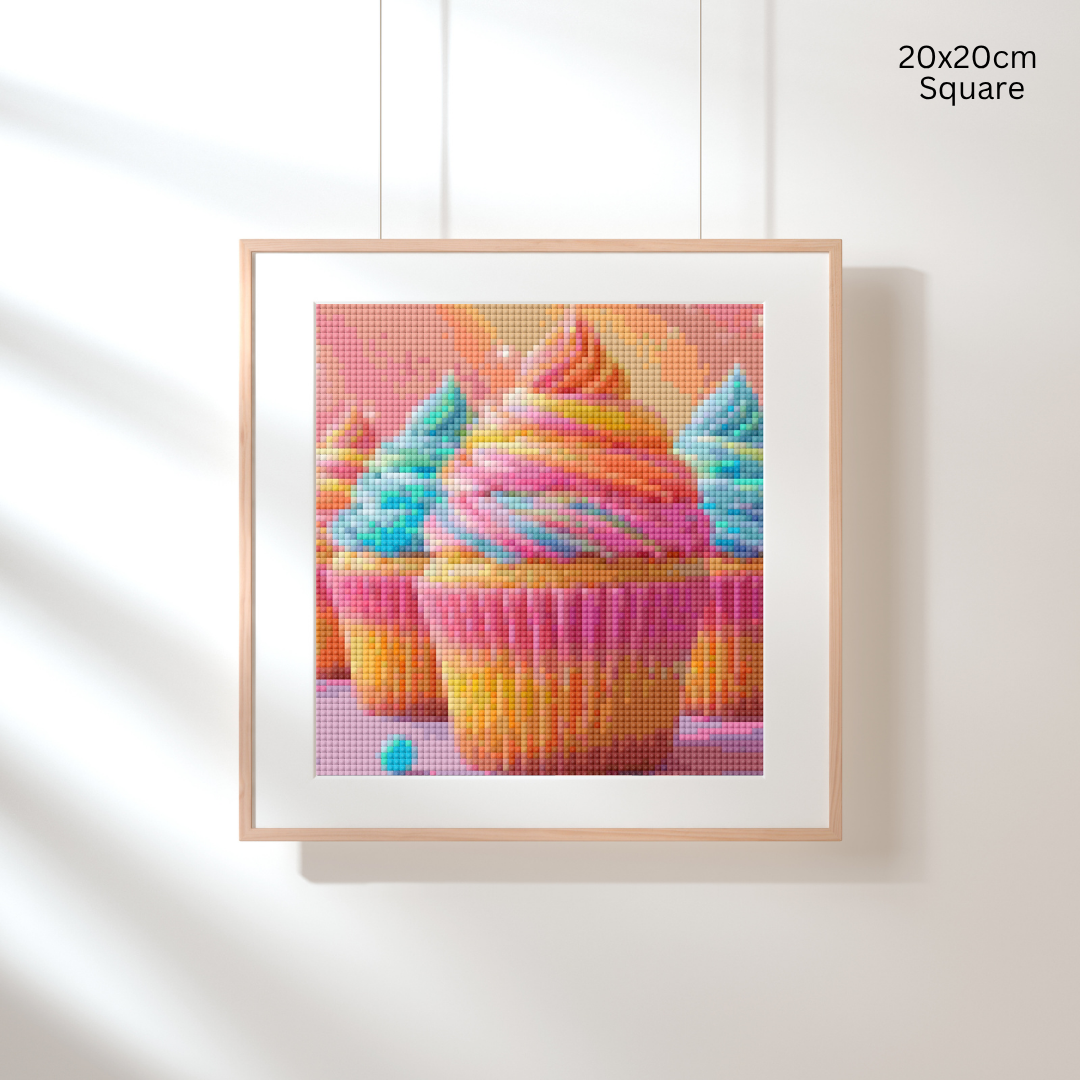 Frosted Cupcakes: Diamond Painting Collection