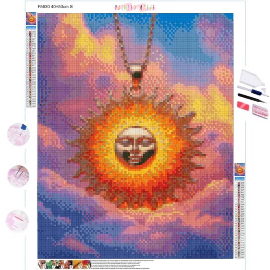 Solar Majesty: Diamond Painting Collection