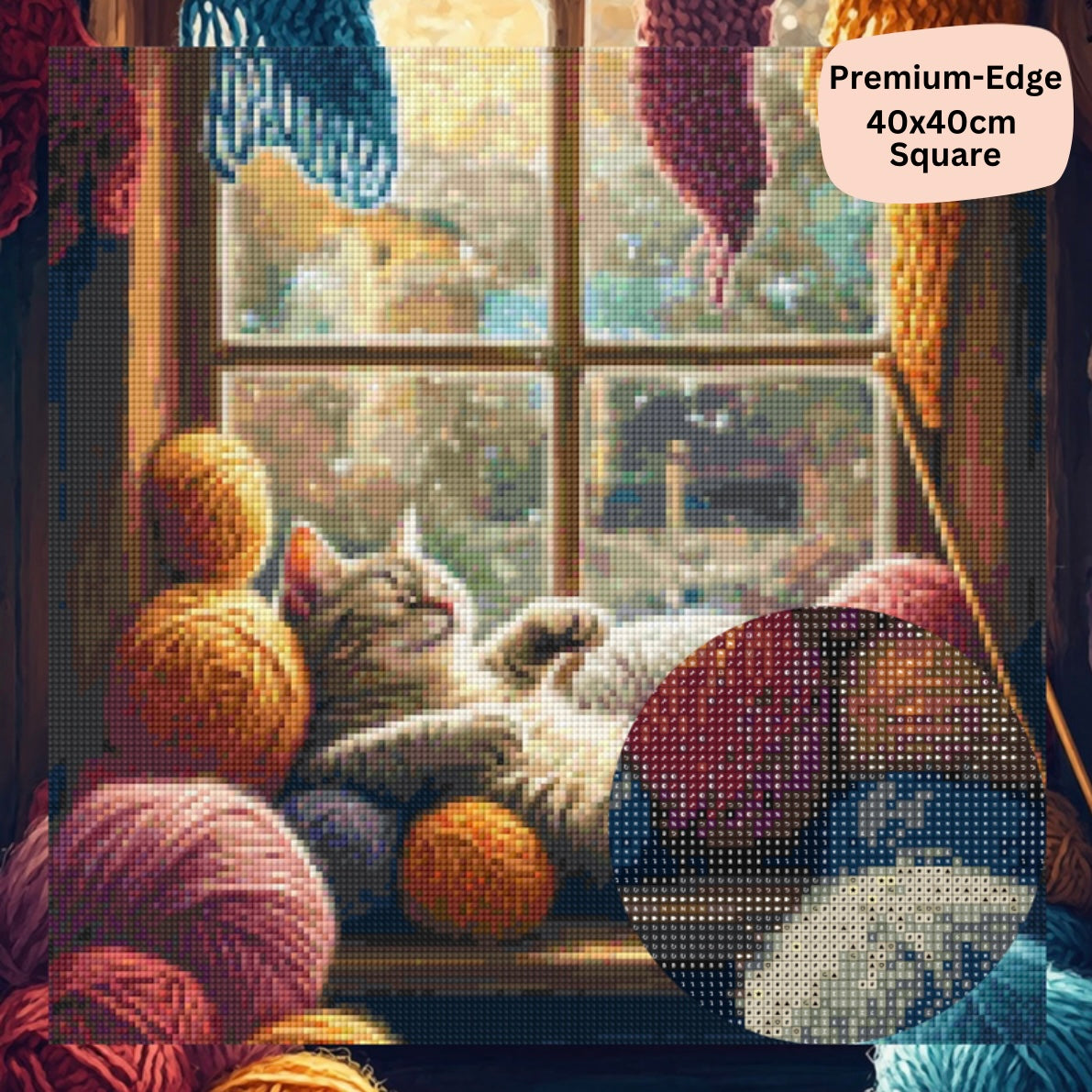 Cozy Whiskers & Warm Yarn: Diamond Painting Collection