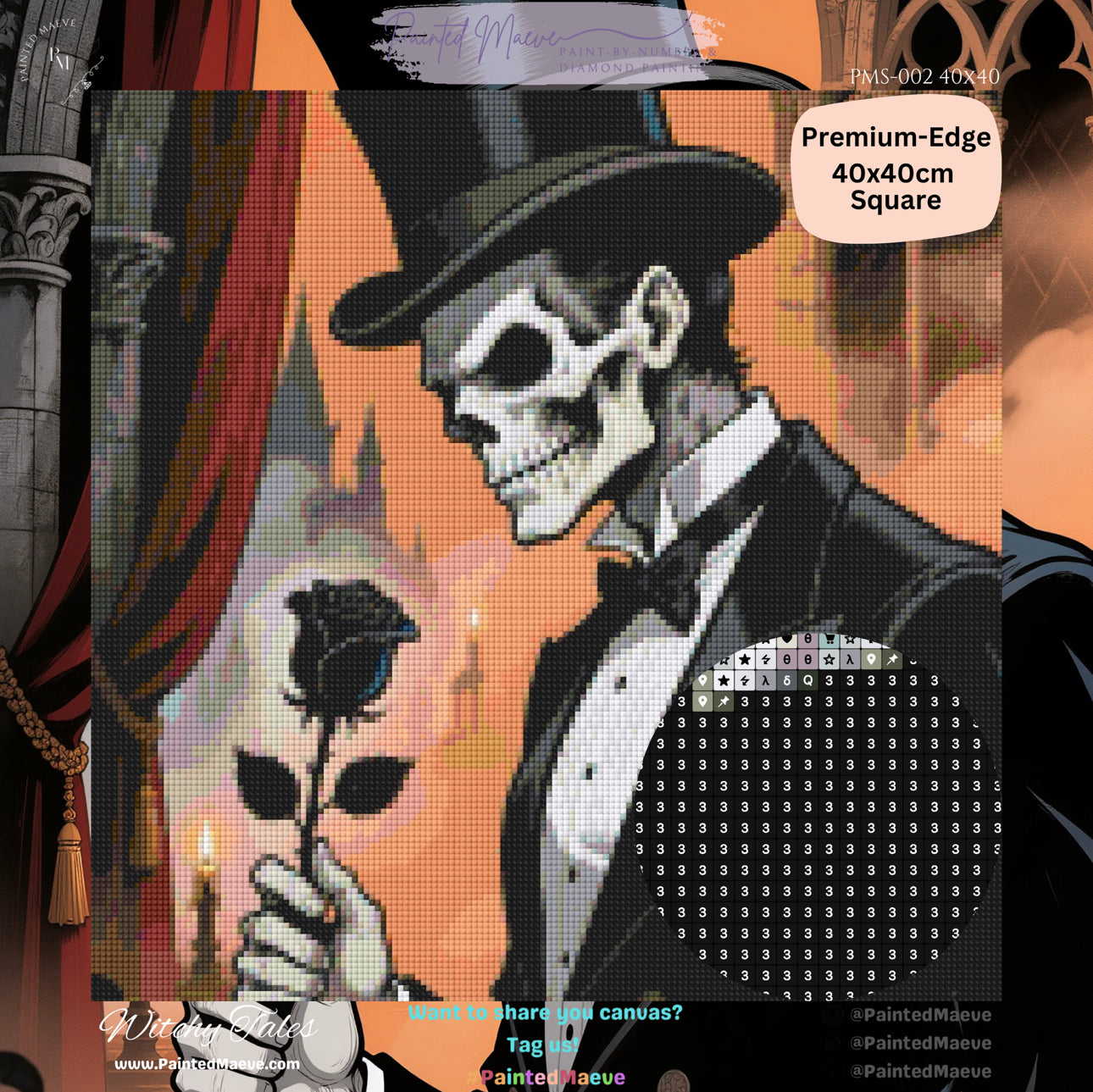 Thorned Gentleman: Diamond Painting Halloween Collection