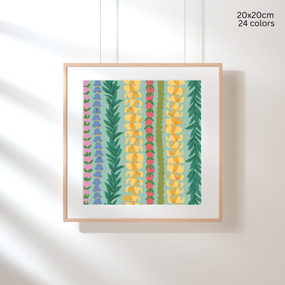 Lei’s of Hawai’i: Paint-by-Number Collection (24/36/48 colors | No Frame)