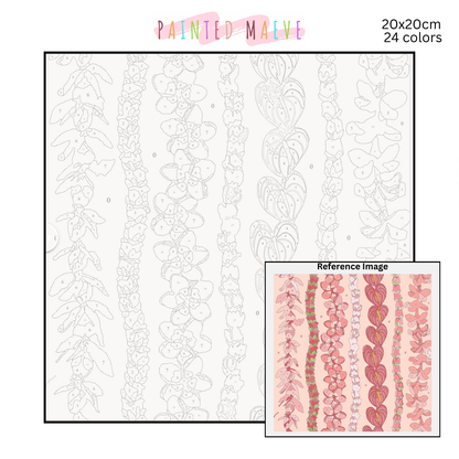 Pink Pua’s: Paint-by-Number Collection (24/36/48 colors | No Frame)